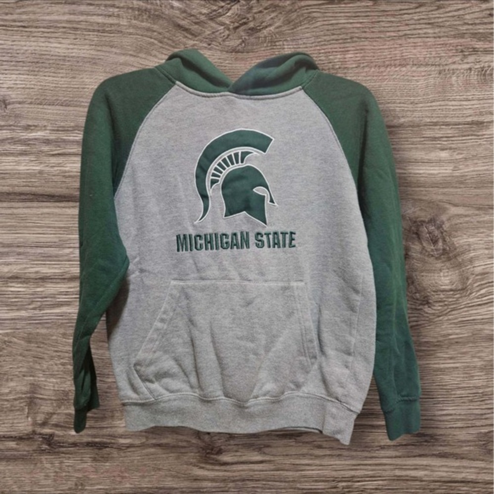 Michigan State Colosseum Hoodie Youth Size M‎ (B72)